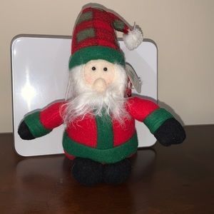 Christmas plush Santa Claus.